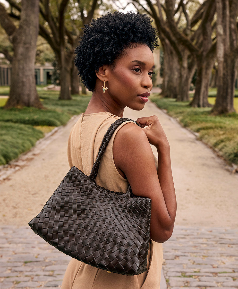 Violaine Satchel – Hand Stained Woven