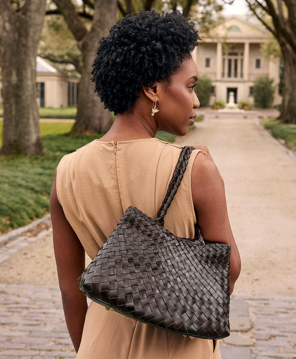Violaine Satchel – Hand Stained Woven
