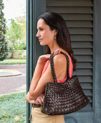 Violaine Satchel – Hand Stained Woven