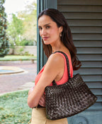 Violaine Satchel – Hand Stained Woven