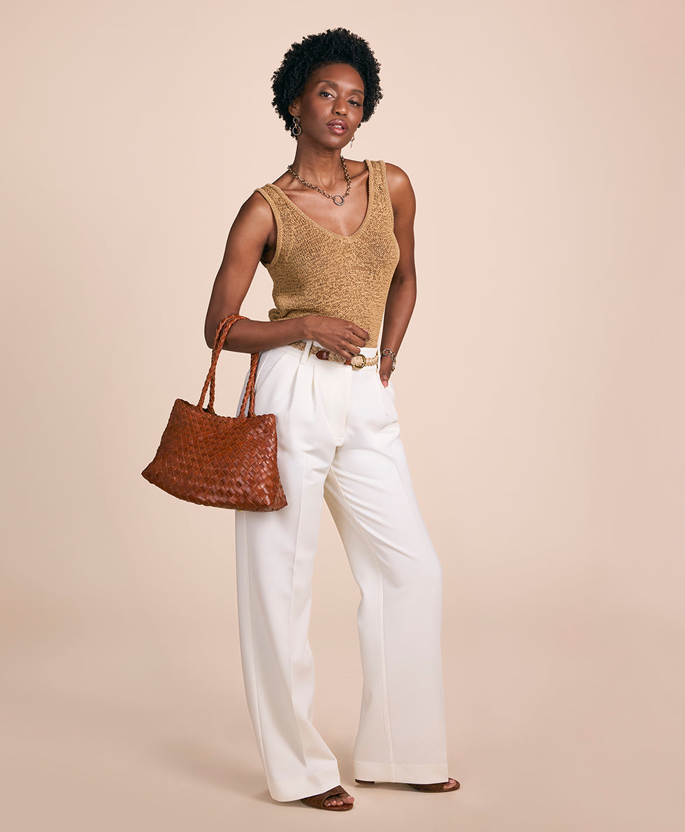 Violaine Satchel – Hand Stained Woven