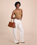 Violaine Satchel – Hand Stained Woven