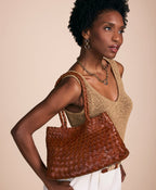 Violaine Satchel – Hand Stained Woven