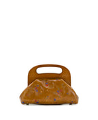 Meuse Wooden Frame Crossbody – Fleur de Jardin Embossed