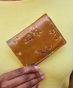 Annecy Wallet – Fleur de Jardin Embossed