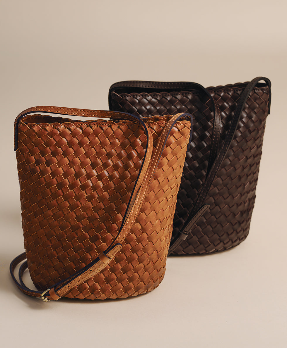 Darcy Crossbody – Hand Stained Woven