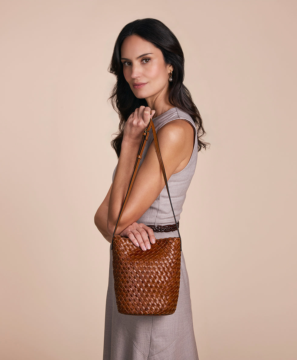 Darcy Crossbody – Hand Stained Woven