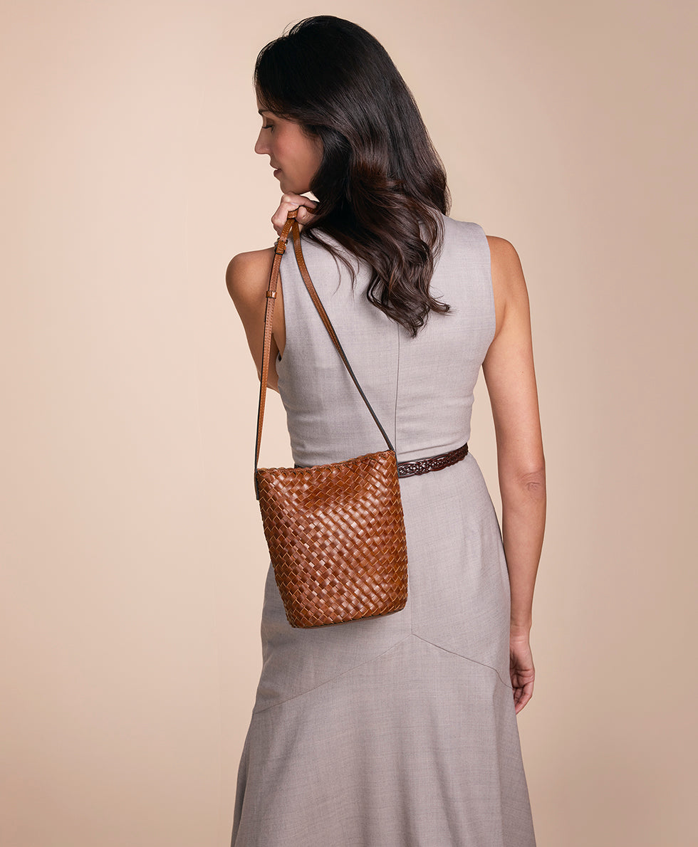 Darcy Crossbody – Hand Stained Woven