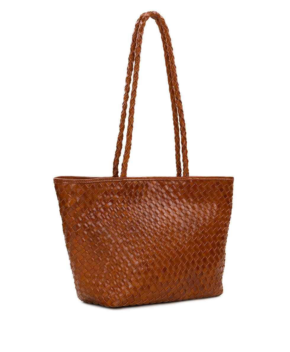 Olivia Satchel Tote – Hand Stained Woven