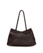 Cheri Large Satchel – Hand Stained Woven