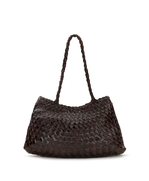 Cheri Large Satchel – Hand Stained Woven