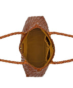 Cheri Large Satchel – Hand Stained Woven