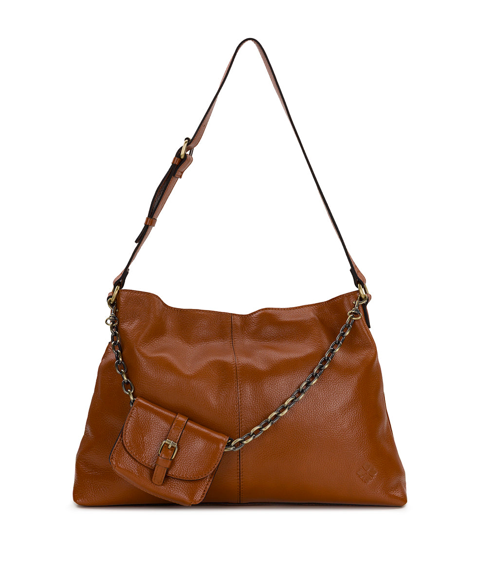 Liora Slouchy Tote – Rugged Natural Grain Leather
