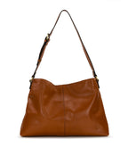 Liora Slouchy Tote – Rugged Natural Grain Leather