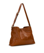 Liora Slouchy Tote – Rugged Natural Grain Leather