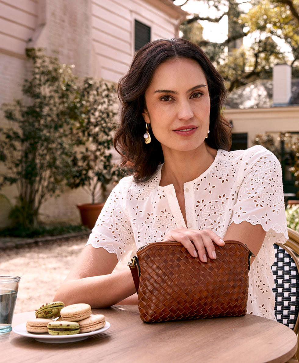 Sevran Crossbody – Hand Stained Woven
