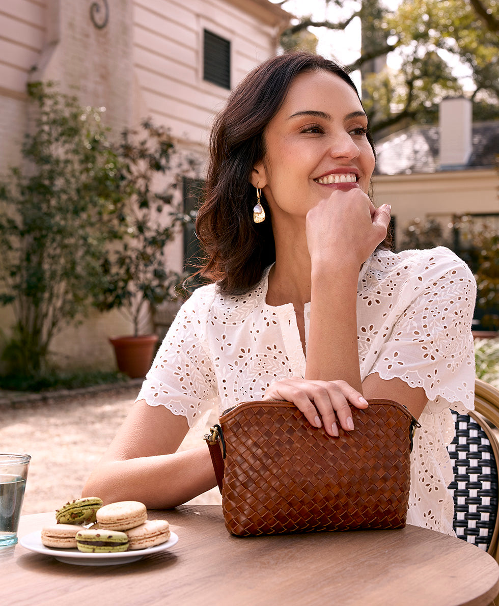 Sevran Crossbody – Hand Stained Woven