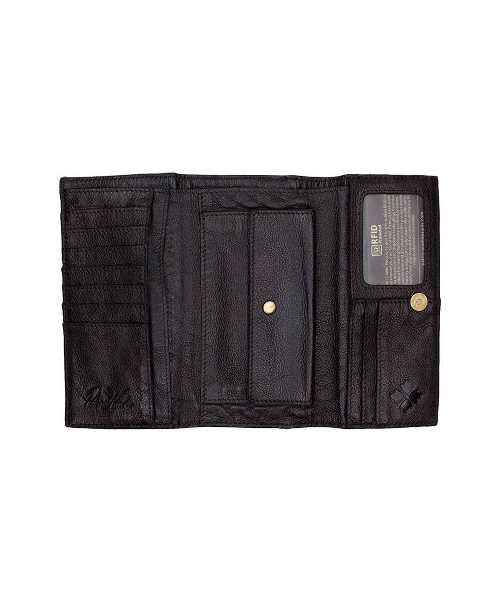 Terresa Wallet – Patchwork Denim