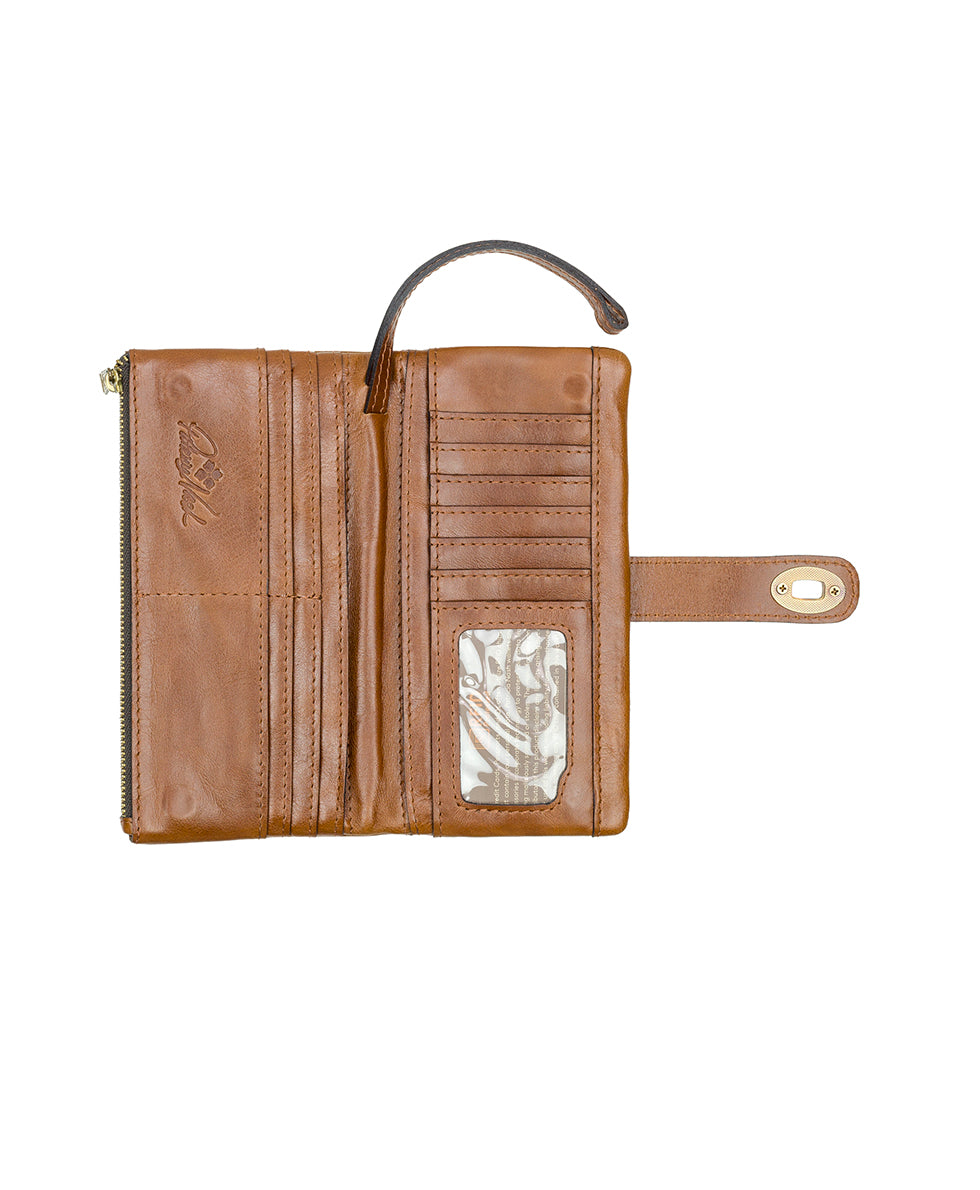 Annesley Wristlet – Vintage Distressed Leather