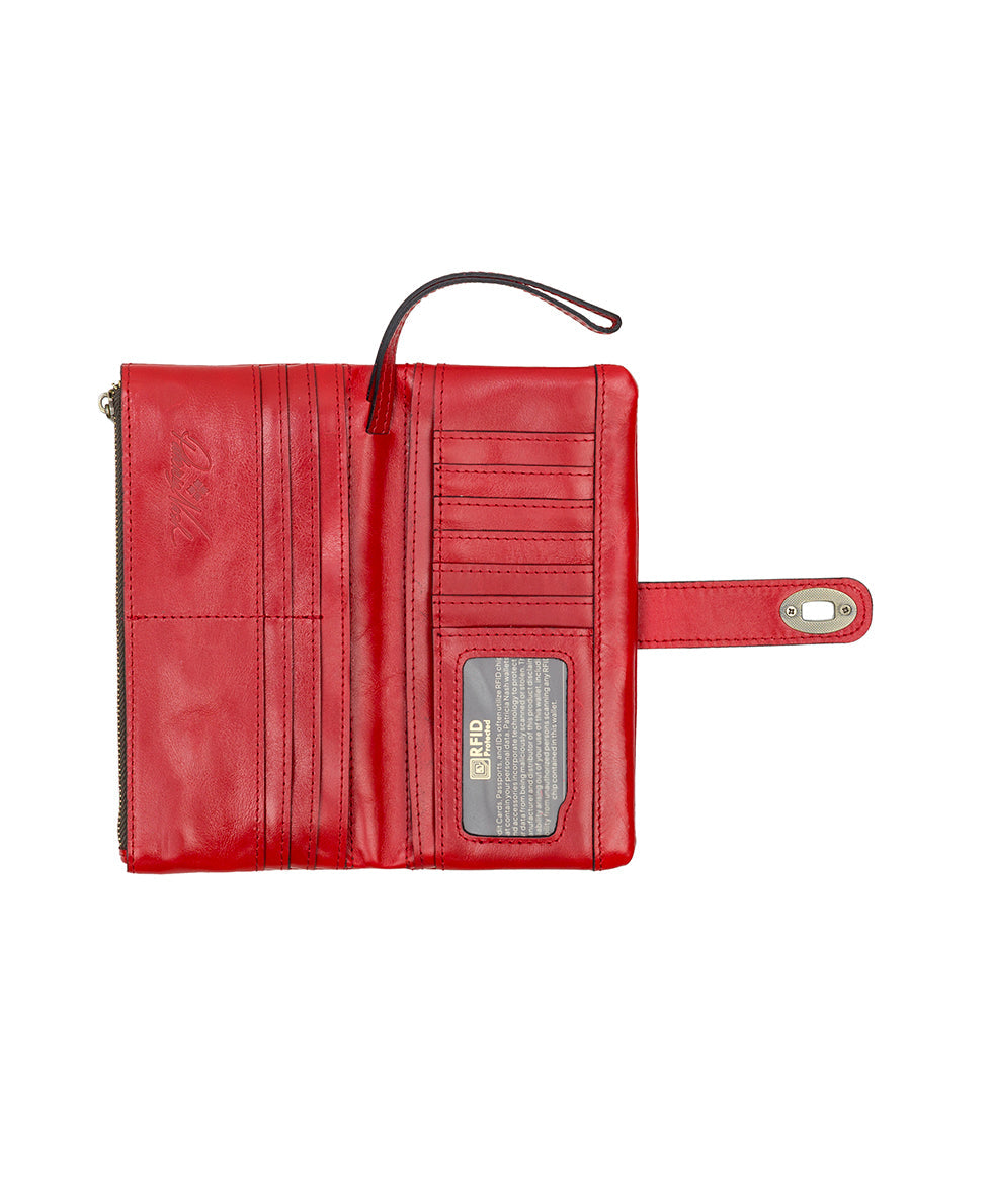 Annesley Wristlet – Vintage Distressed Leather