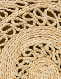 Estelle Straw Tote with Scarf – Specialty Woven